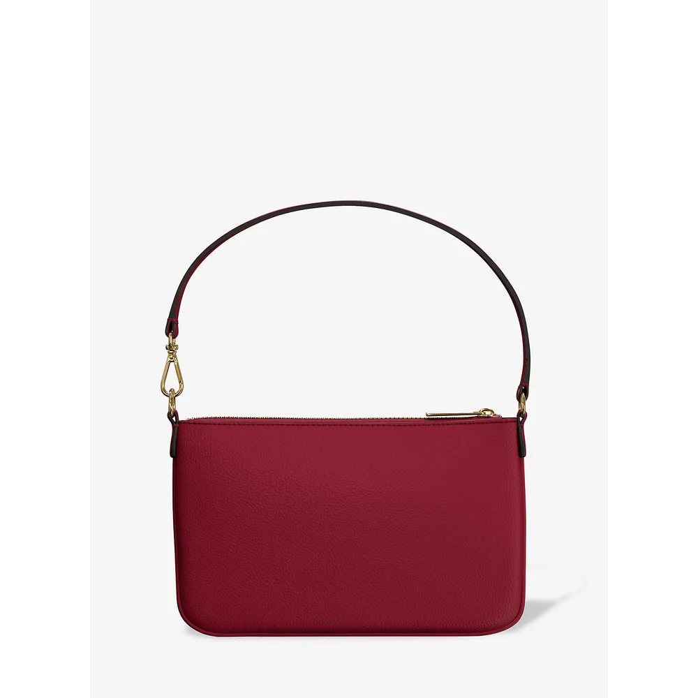Michael Kors Bolso de mano convertible Jet Set de piel granulada | Cereza