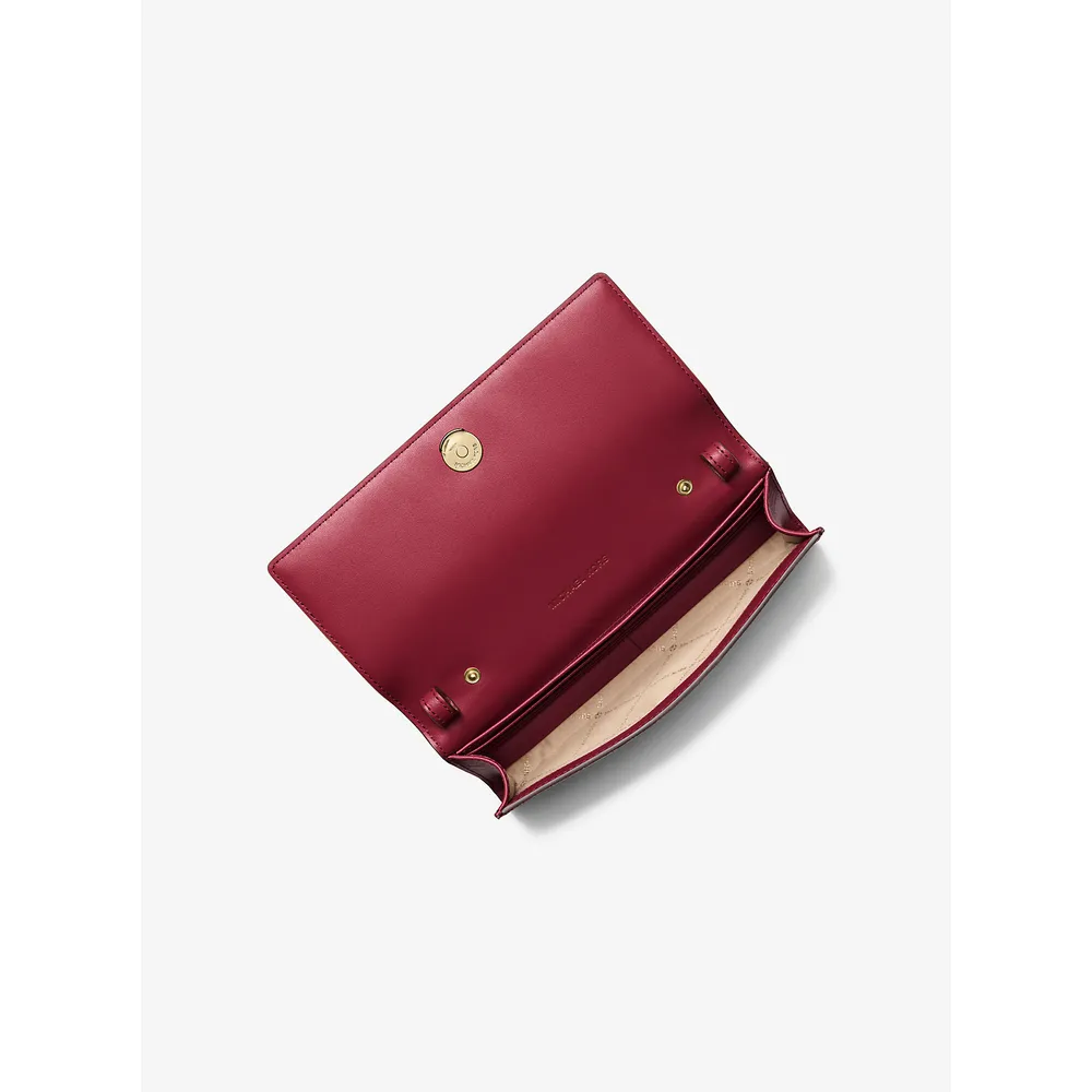 Michael Kors Bolso bandolera piel granulada Carson | Cereza