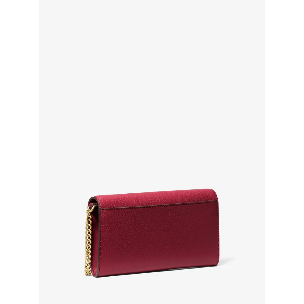 Michael Kors Bolso bandolera piel granulada Carson | Cereza