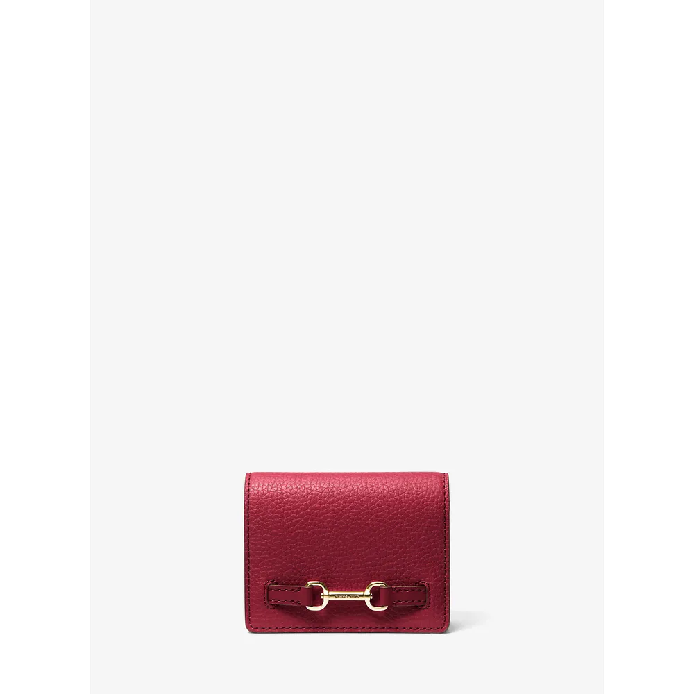 Michael Kors Cartera de piel granulada Carson | Cereza