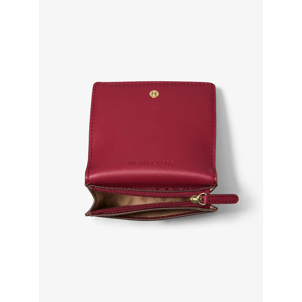 Michael Kors Cartera de piel granulada Carson | Cereza