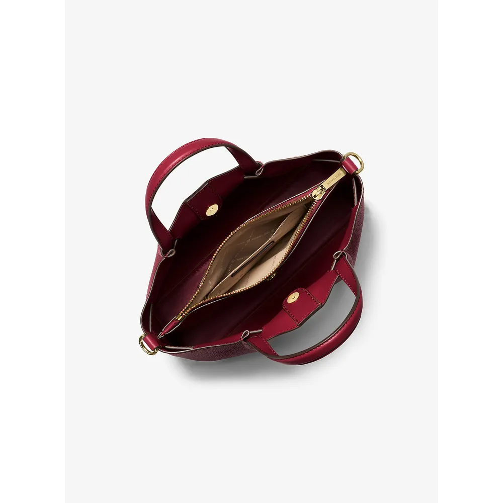 Michael Kors Bolso Carson de piel granulada | Cereza