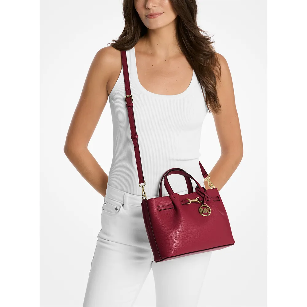Michael Kors Bolso Carson de piel granulada | Cereza