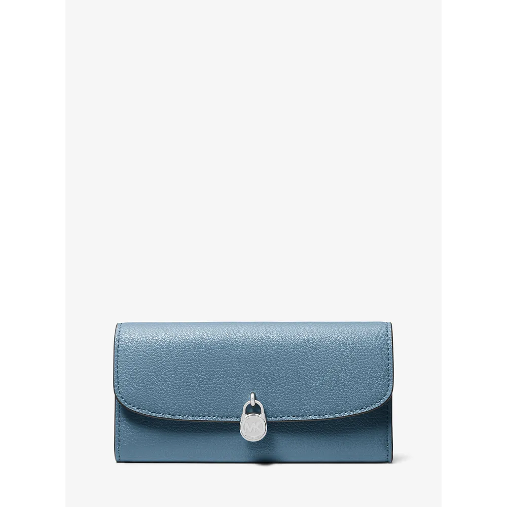 Michael Kors Cartera continental de cuero Hamilton | Cornflower