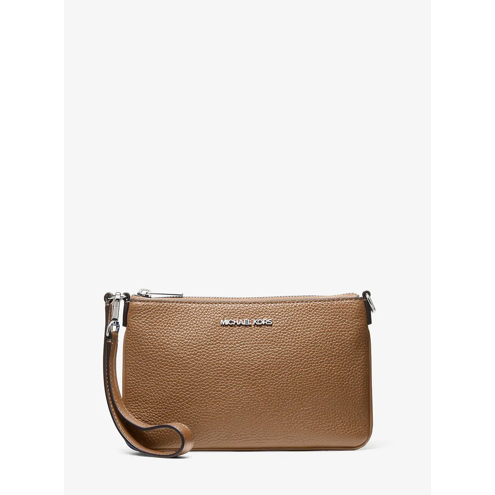 Michael Kors Bolso de mano convertible Jet Set de piel granulada | Driftwood