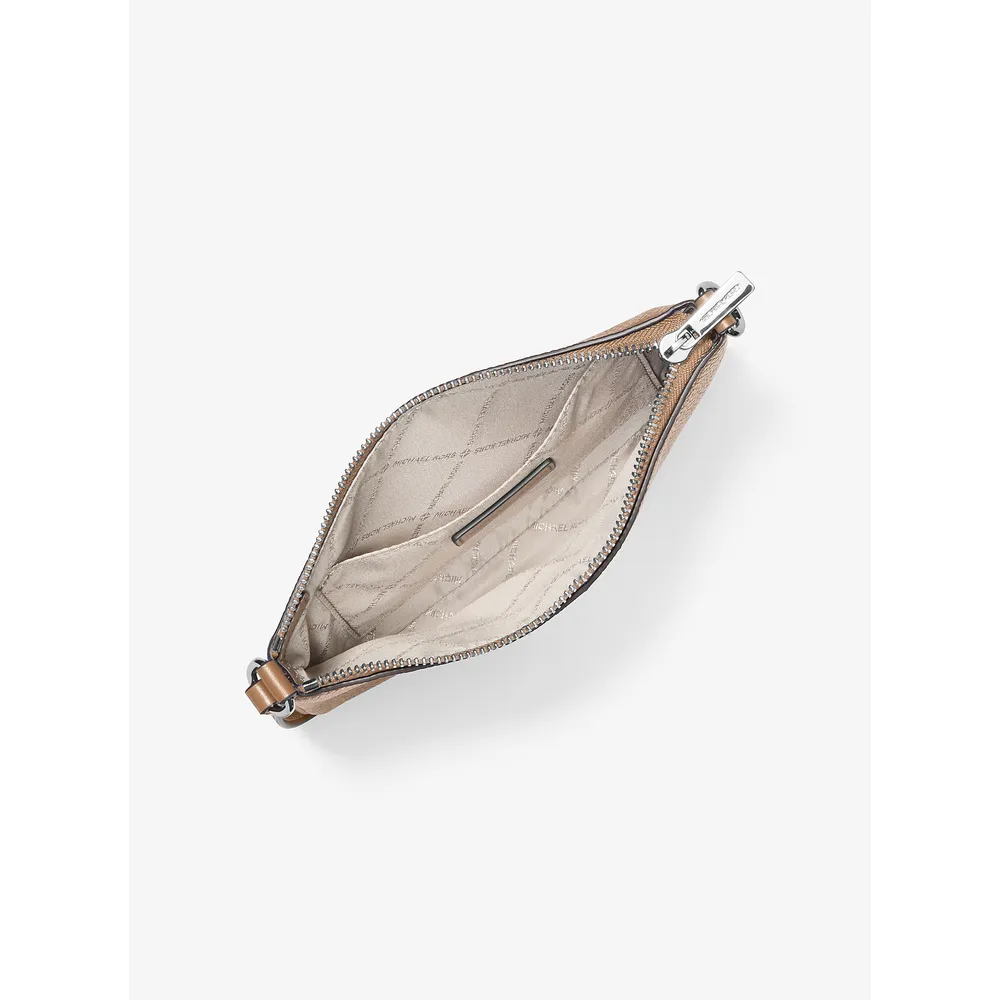 Michael Kors Bolso de mano convertible Jet Set de piel granulada | Driftwood