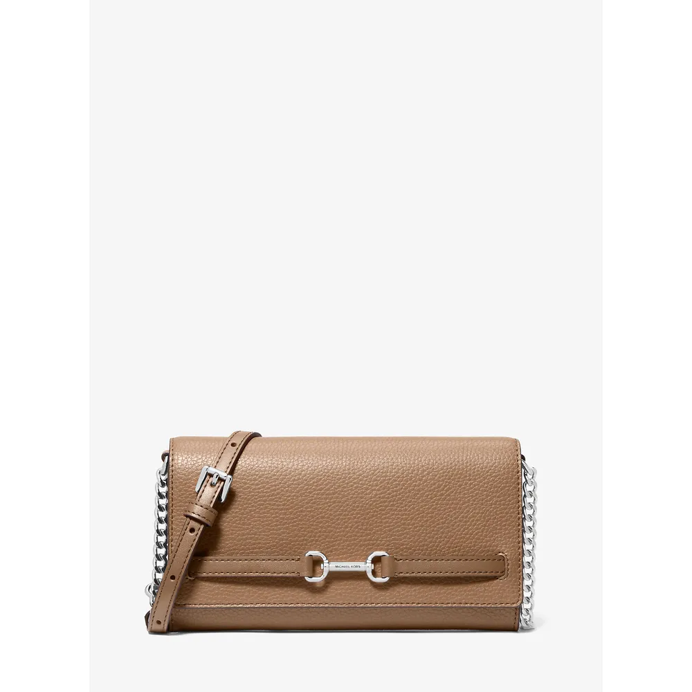 Michael Kors Bolso bandolera piel granulada Carson | Driftwood