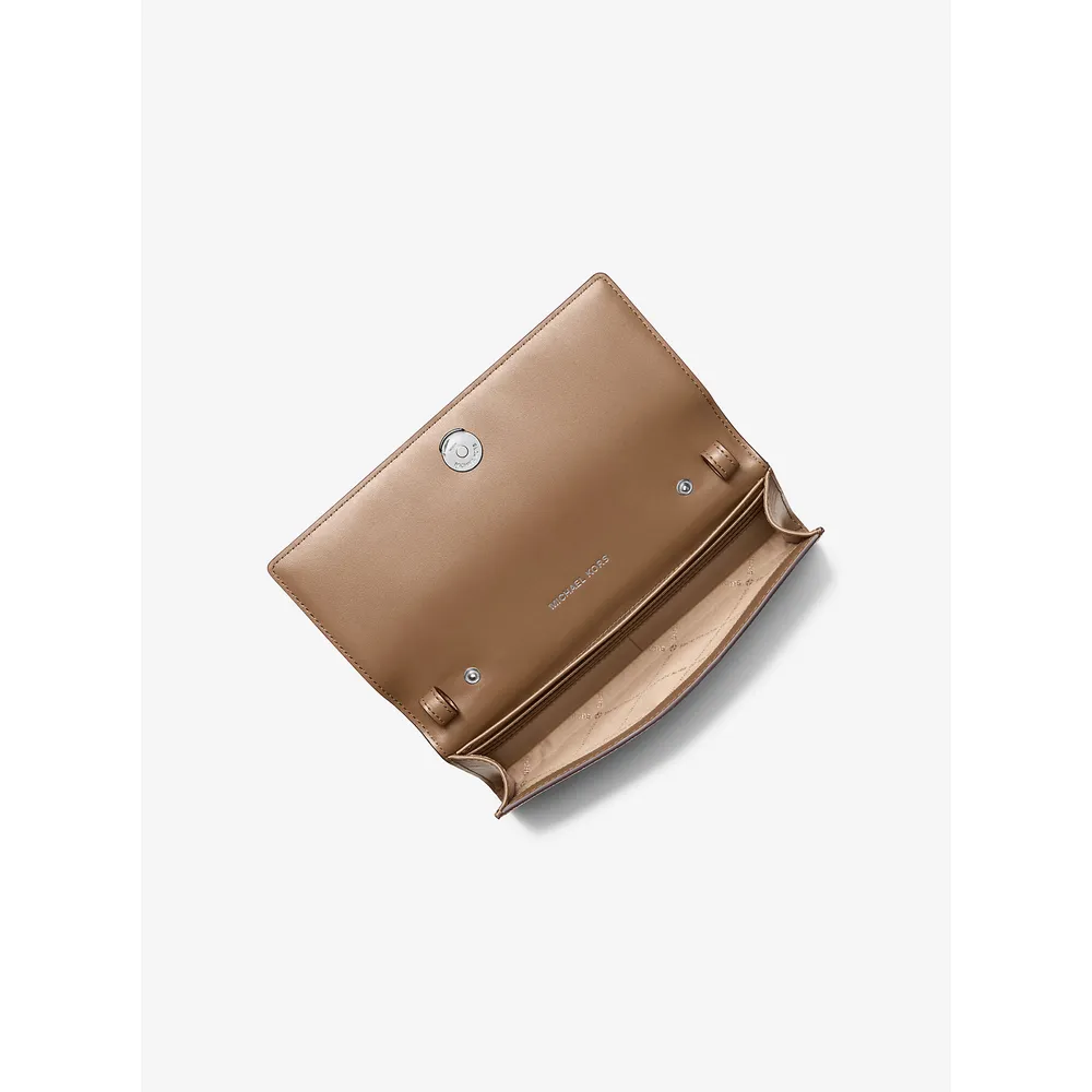Michael Kors Bolso bandolera piel granulada Carson | Driftwood