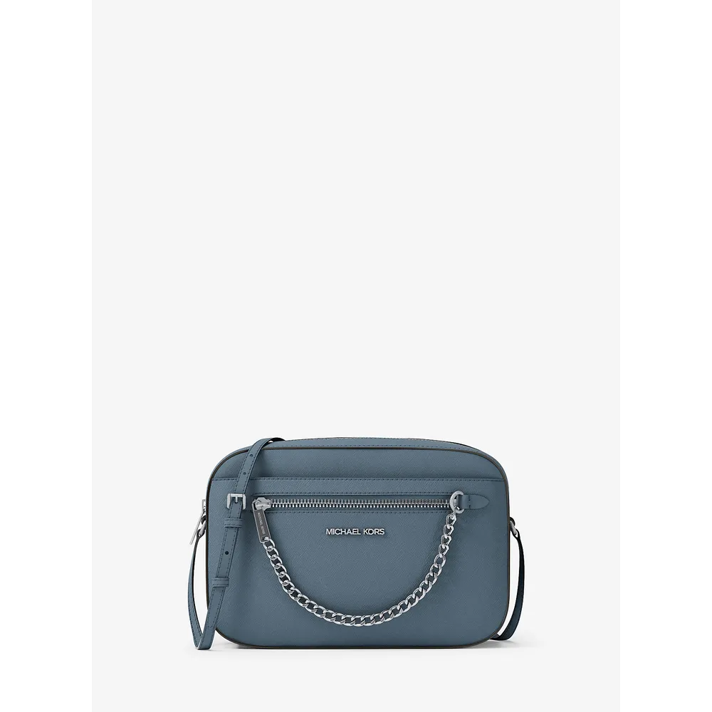 Michael Kors Bolso bandolera Jet Set de piel saffiano | Cornflower