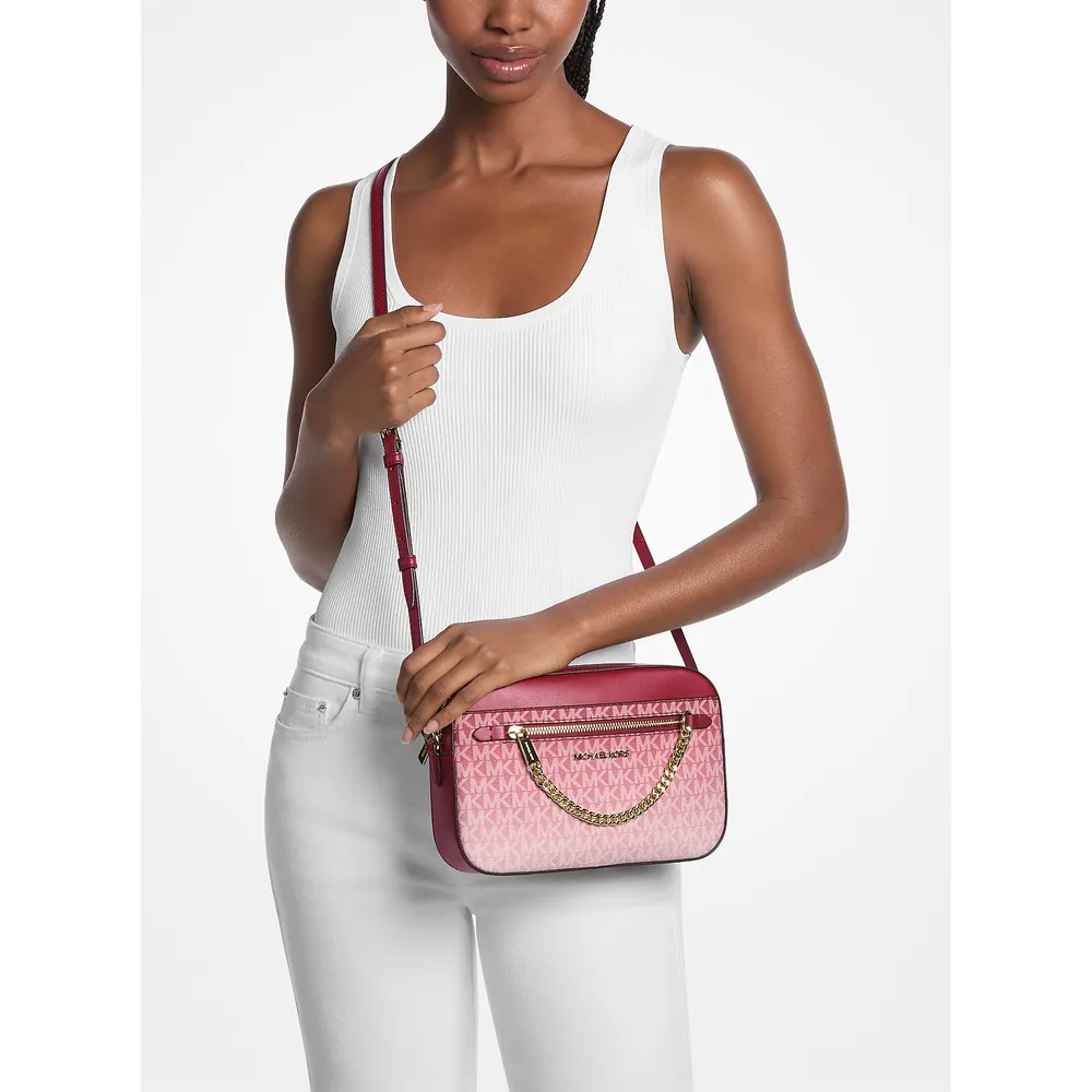 mk785384316_2_webp.webp Michael Kors Bolso bandolera Jet Set con logo de la firma | Cereza