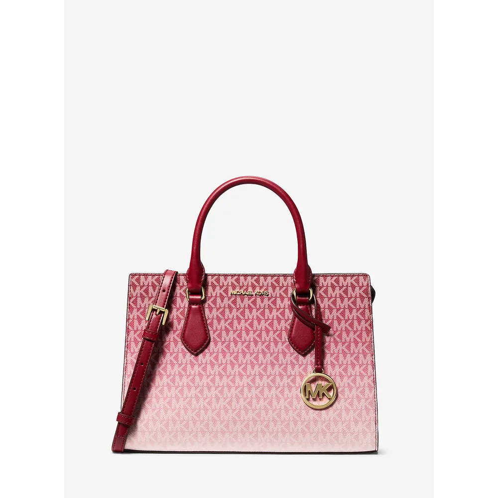 Michael Kors Bolso satchel Bolso Sheila con logo de la firma | Cereza