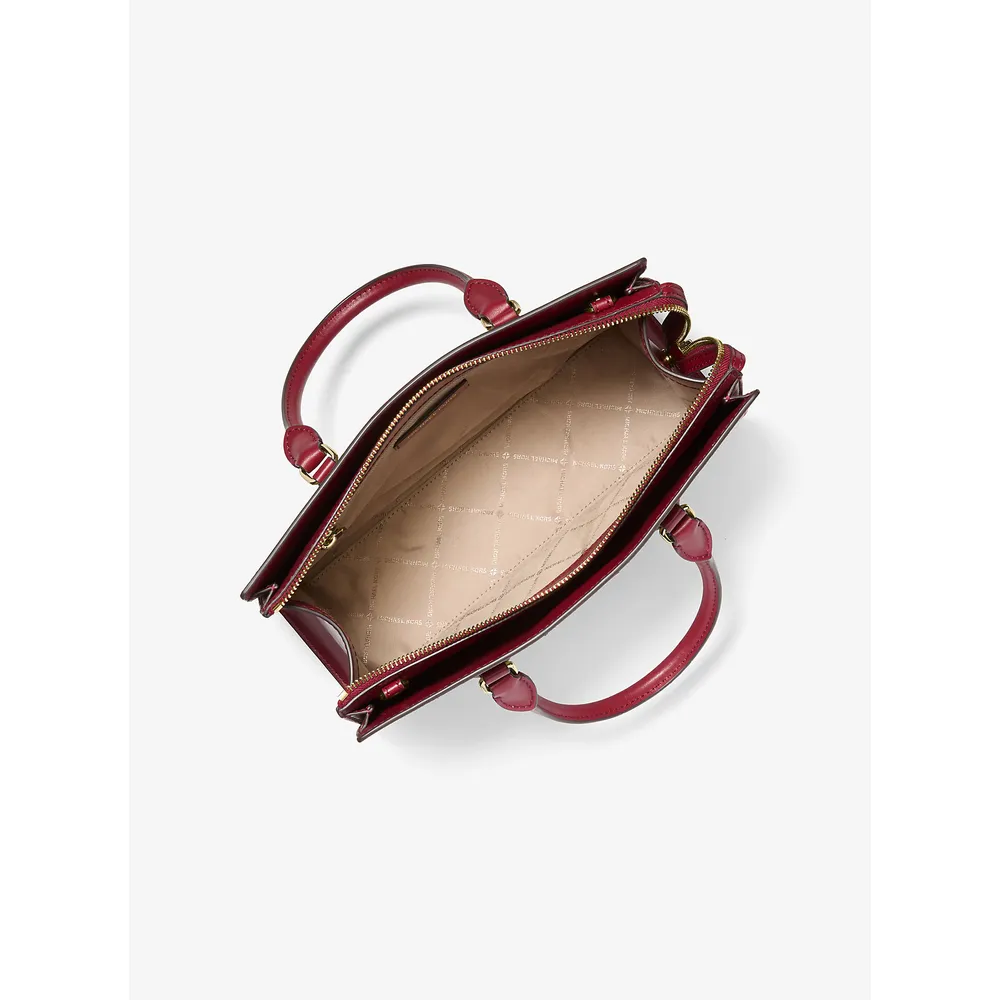 Michael Kors Bolso satchel Bolso Sheila con logo de la firma | Cereza