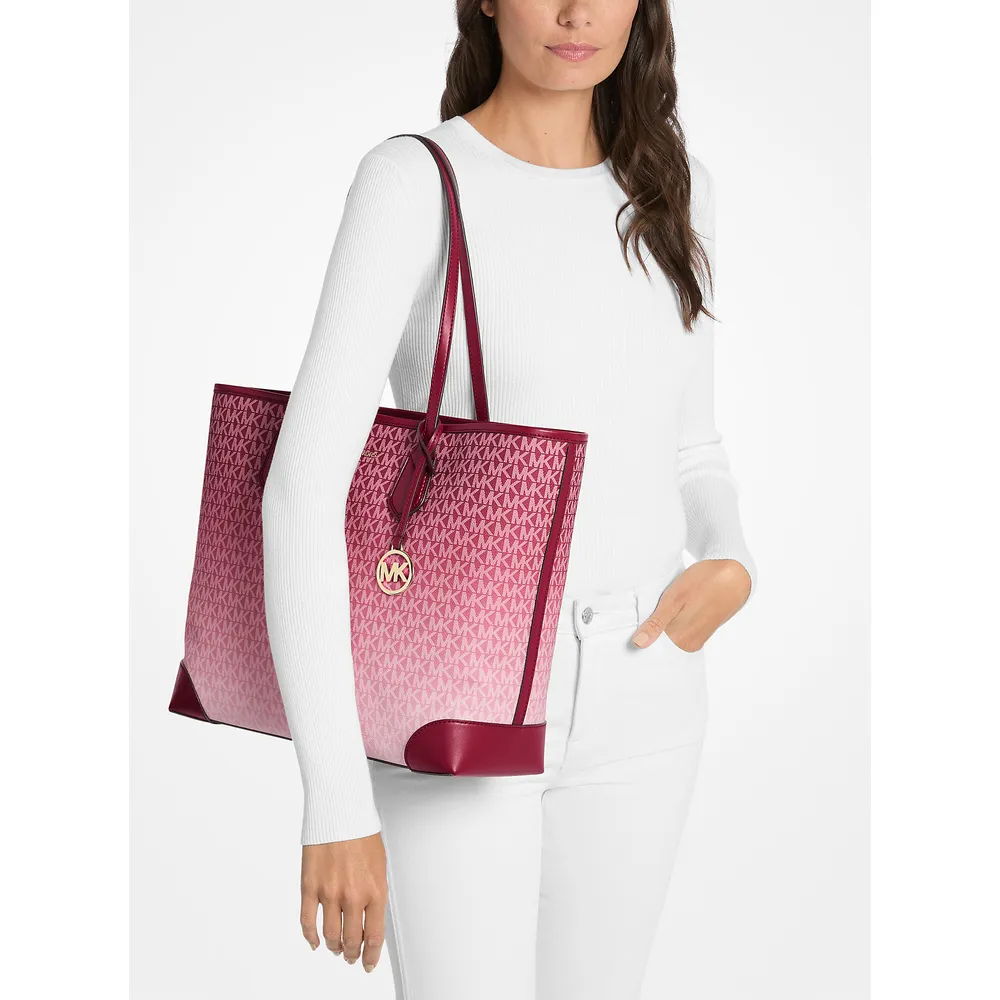 mk785384346_2_webp.webp Michael Kors Bolso tote Eva con logo de la firma | Cereza