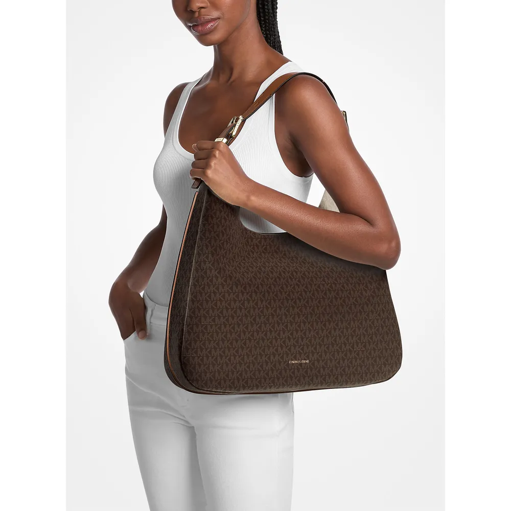Michael Kors Bolso con logotipo de la firma Nolita' | Marrón/Negro