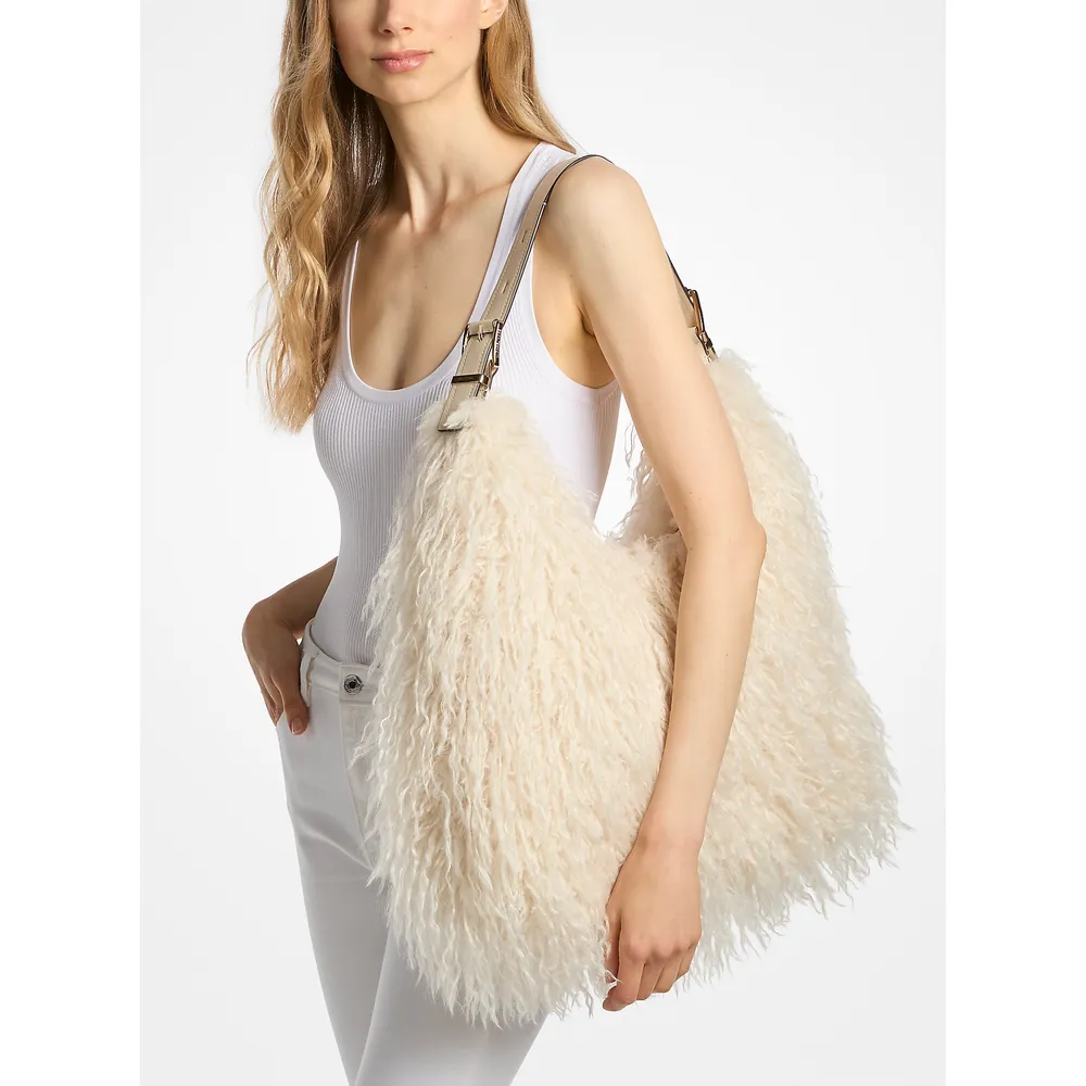 Michael Kors Bolso de piel sintética de oveja Nolita | Natural