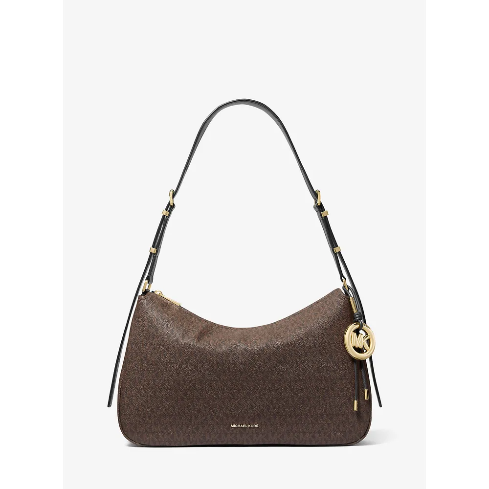 Michael Kors Bolso con logotipo de la firma Nolita | Marrón/Negro