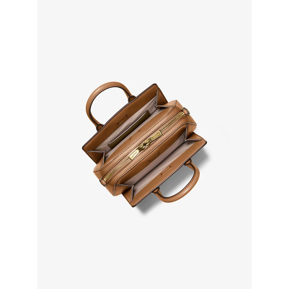 Michael Kors Bolso bandolera Laila con logotipo de la firma | Café