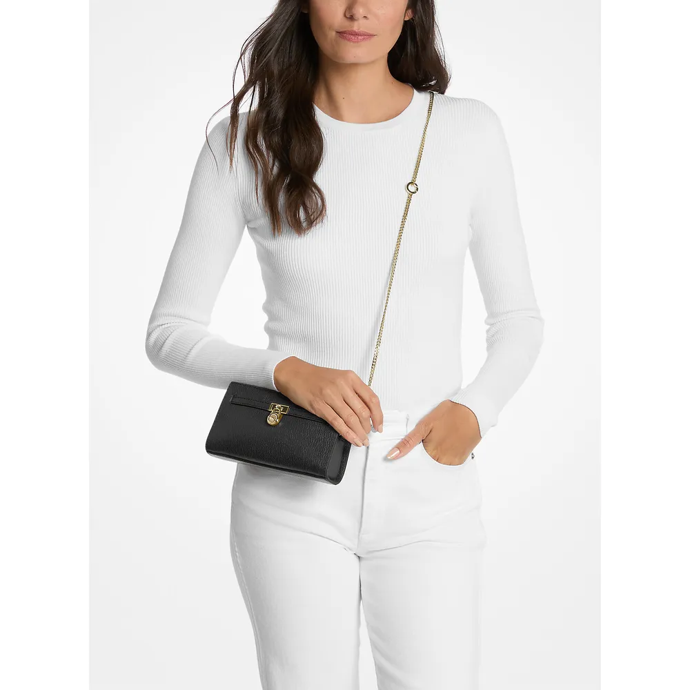 Michael Kors Bolso bandolera piel Hamilton Moderne | Negro