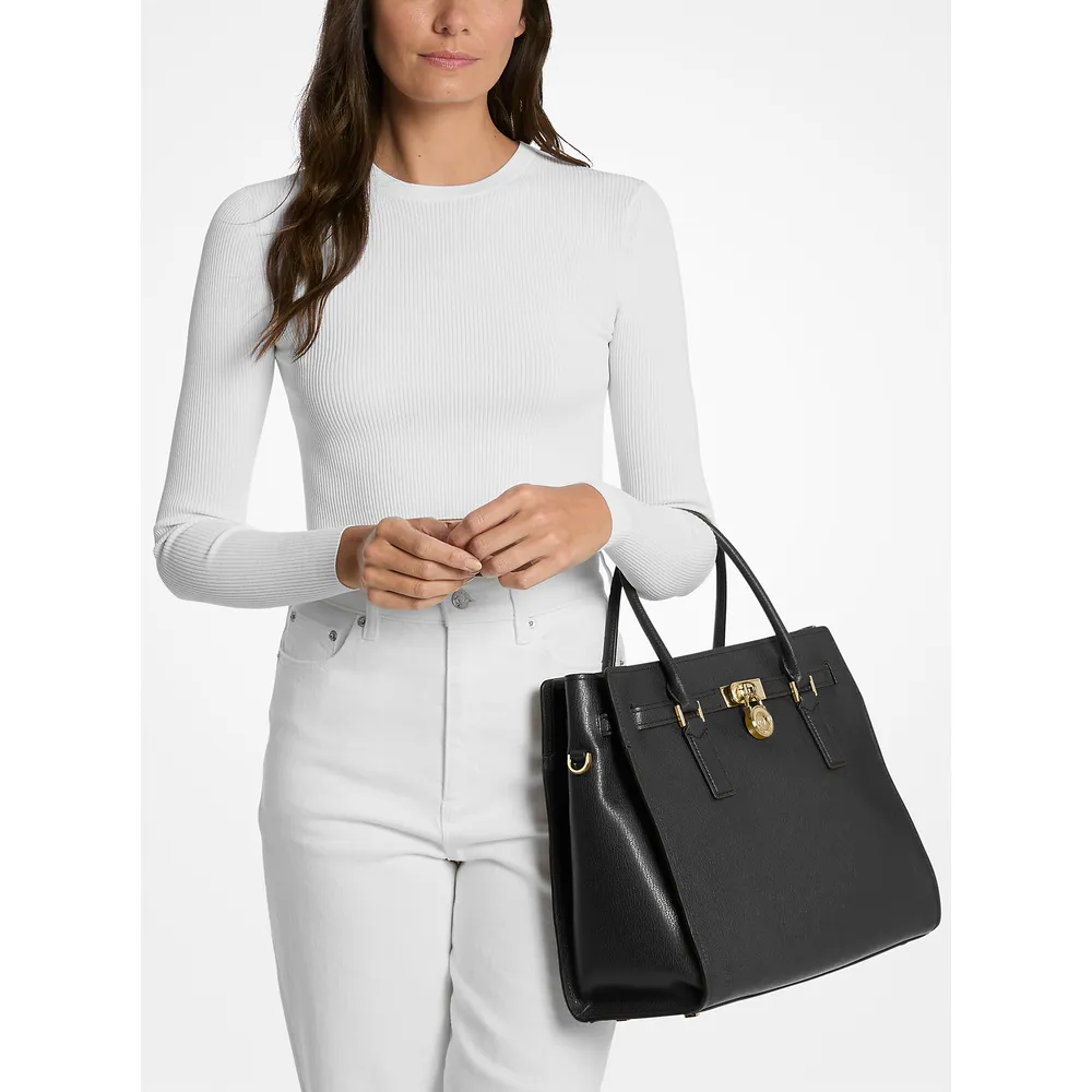 Michael Kors Bolso de cuero Hamilton' Moderne | Negro