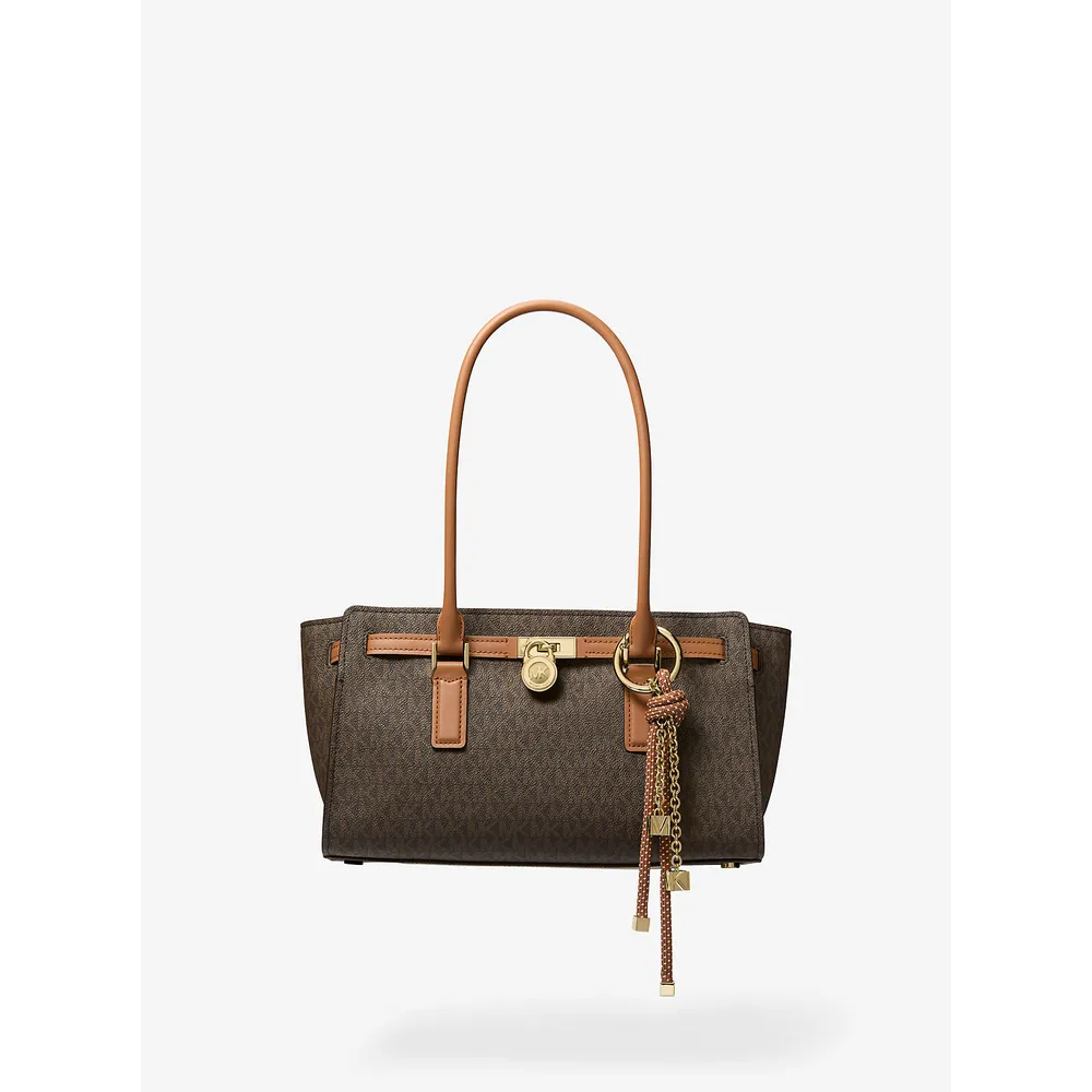 Michael Kors Bolso satchel de la firma Hamilton Moderne | Brn/Bellota