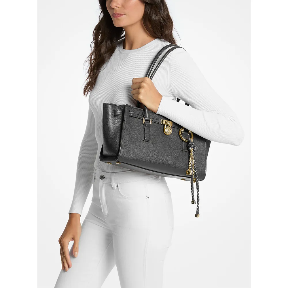 Michael Kors Bolso de cuero Hamilton Moderne | Negro