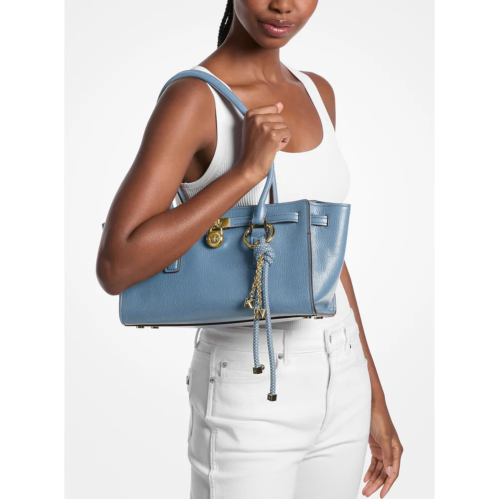 Michael Kors Bolso de cuero Hamilton Moderne | Azul francés