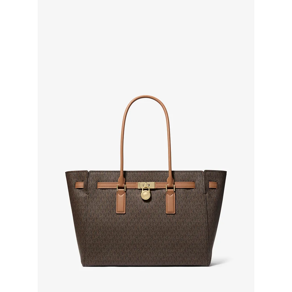 Michael Kors Bolso tote con logotipo de la firma Hamilton Moderne | Brn/Bellota