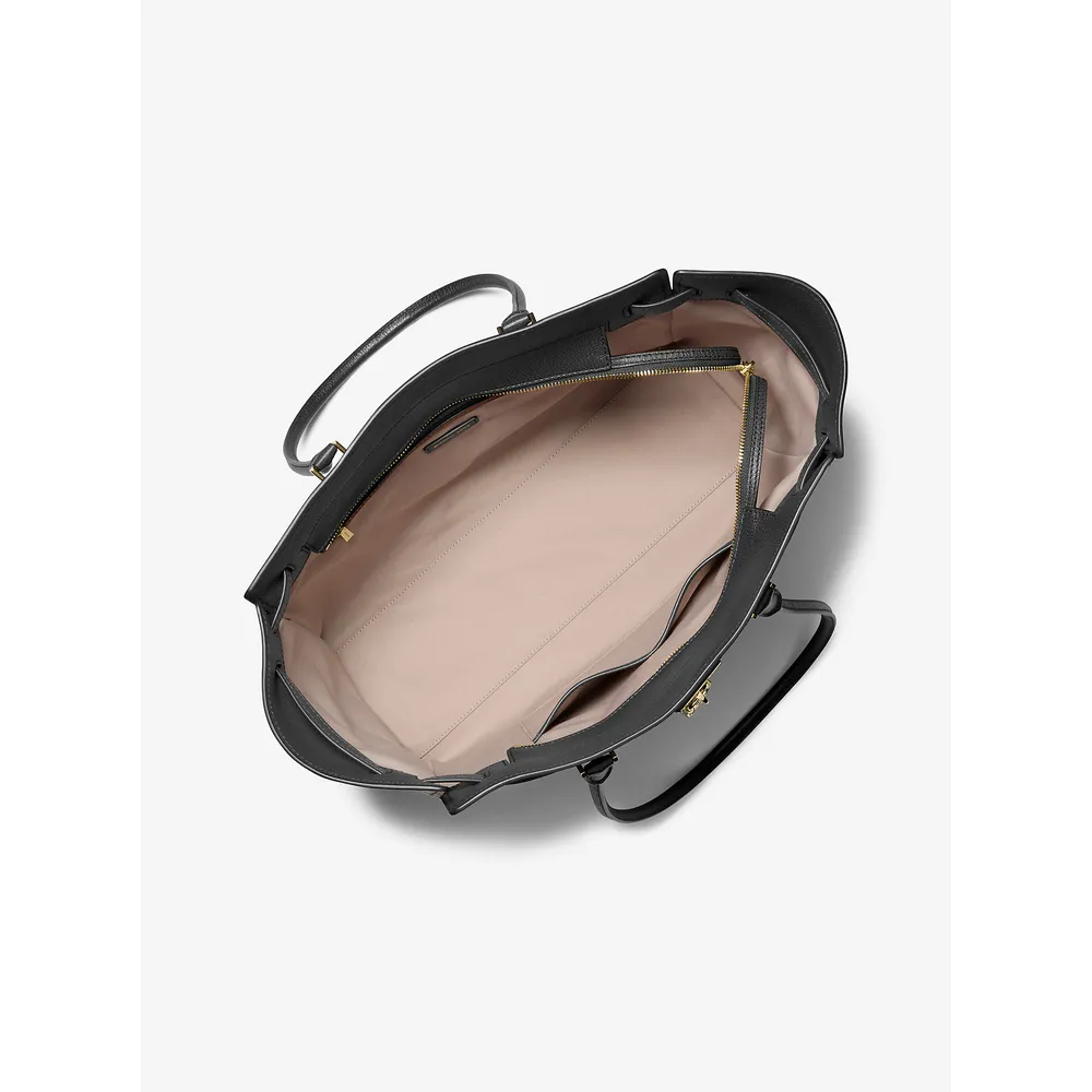 Michael Kors Bolso tote de piel Hamilton Moderne | Negro