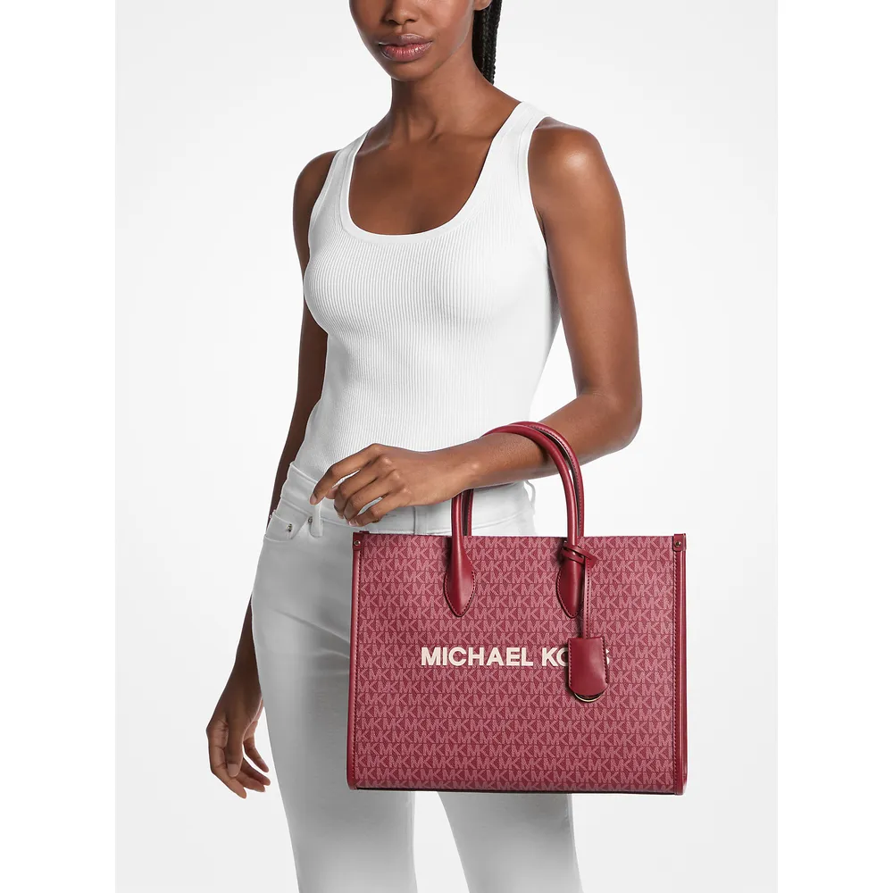 Michael Kors Bolso tote Bolso metálico Mirella de la firma | Cereza