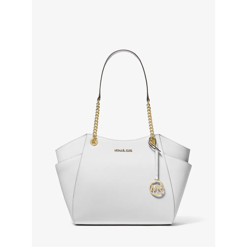 Michael Kors Bolso Jet Set de piel saffiano | Optic White