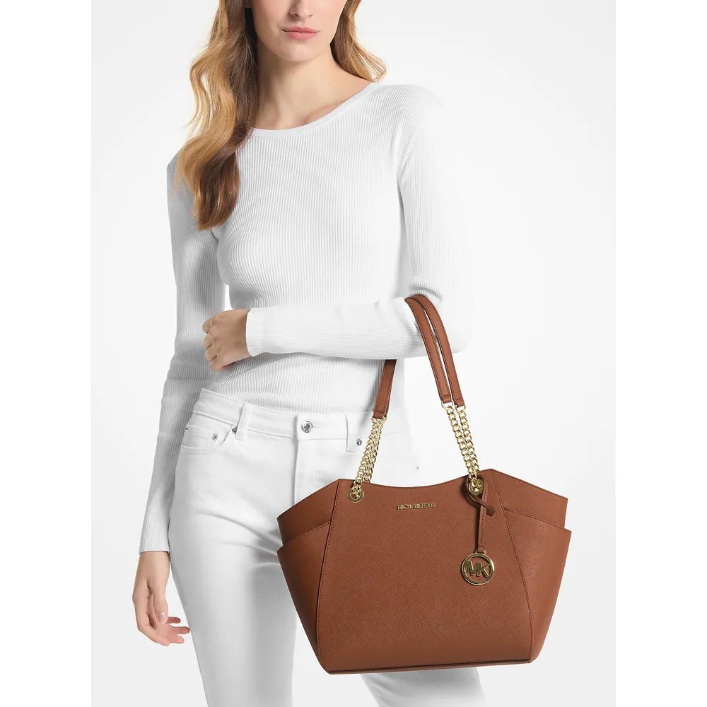 Michael Kors Bolso Jet Set de piel saffiano | Luggage
