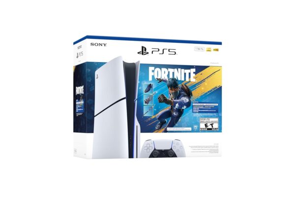 CONSOLA PLAYSTATION 5 EDICIÓN DISCO FORTNITE COBALT STAR 1TB | BLANCO