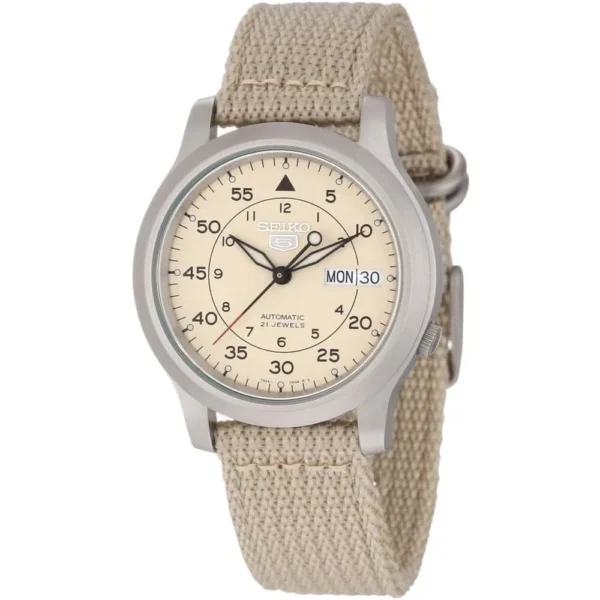RELOJ SEIKO 5-7S CORREA DE TELA HOMBRE | BEIGE
