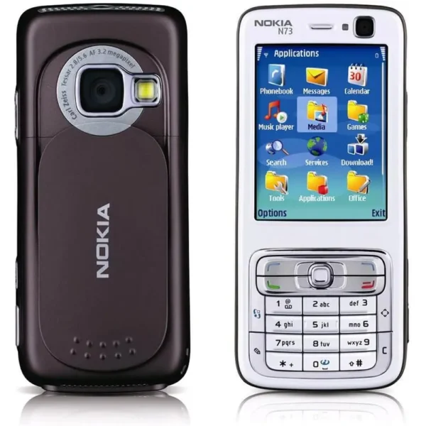 CELULAR NOKIA N73 DIGITAL | PLATA/CIRUELA