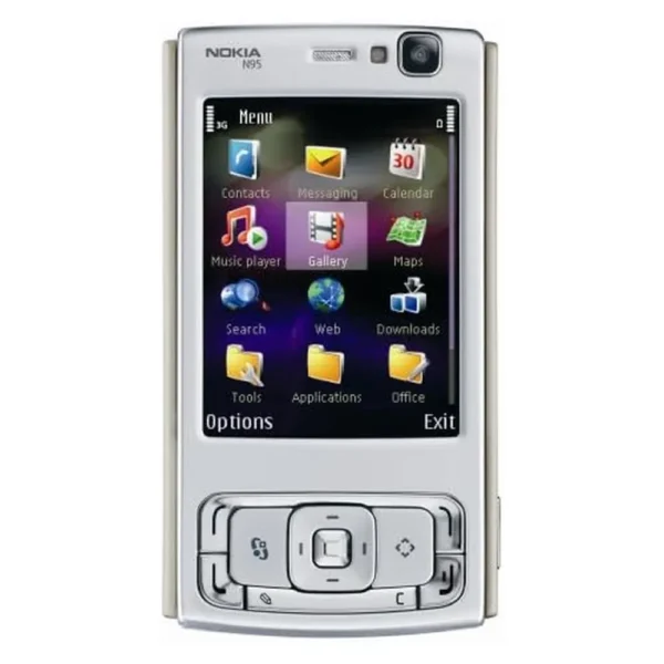 CELULAR NOKIA N95 DIGITAL | PLATA/CIRUELA