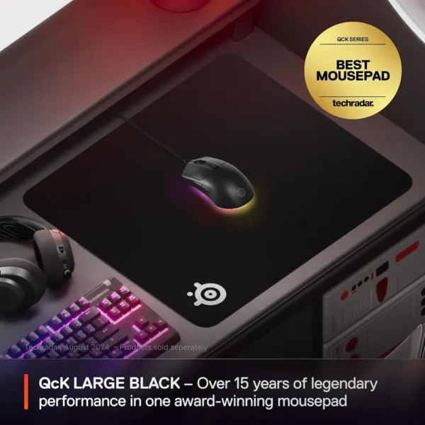 MOUSEPAD QCK LARGE CLASSIC STEELSERIES | NEGRO