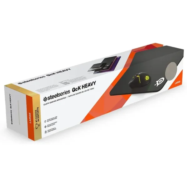 MOUSEPAD QCK LARGE HEAVY STEELSERIES | NEGRO
