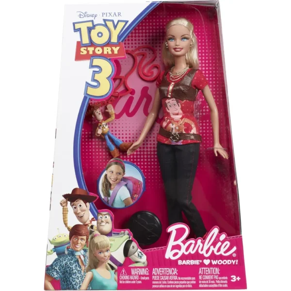 BARBIE AMA A WOODY TOY STORY 3 MATTEL