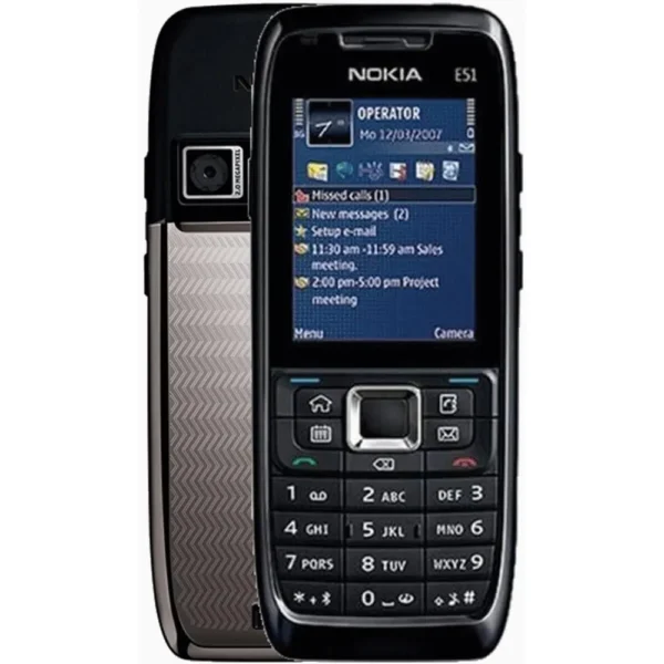CELULAR NOKIA E51 130MB DIGITAL | NEGRO