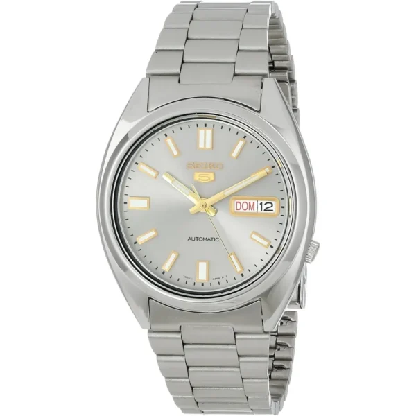 RELOJ SEIKO 5-7S AUTOMÁTICO CLÁSICO PARA HOMBRE | PLATA