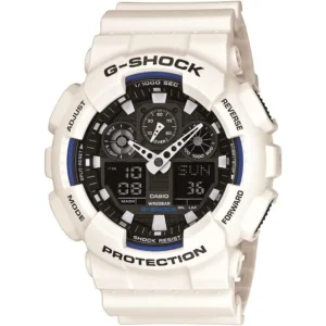 RELOJ CASIO G-SHOCK GA-100 HOMBRE - Blanco/Negro