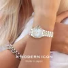 RELOJ SEIKO SUT068 SOLAR DIAMANTES PARA MUJER | MULTICOLOR