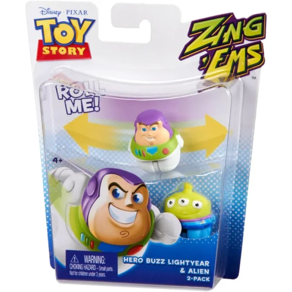 JUGUETES BUZZ LIGHTYEAR Y ALIEN ZING EMS MATTEL