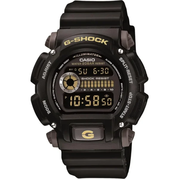 RELOJ CASIO G-SHOCK DW9052 DIGITAL HOMBRE - Negro/Amarillo