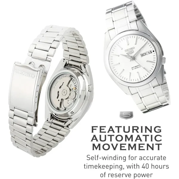RELOJ SEIKO 5-7S AUTOMÁTICO PARA HOMBRE | BLANCO