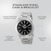 RELOJ SEIKO 5-7S AUTOMÁTICO HOMBRE | NEGRO