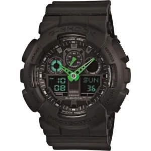 RELOJ CASIO G-SHOCK GA-100 HOMBRE - Negro/Verde