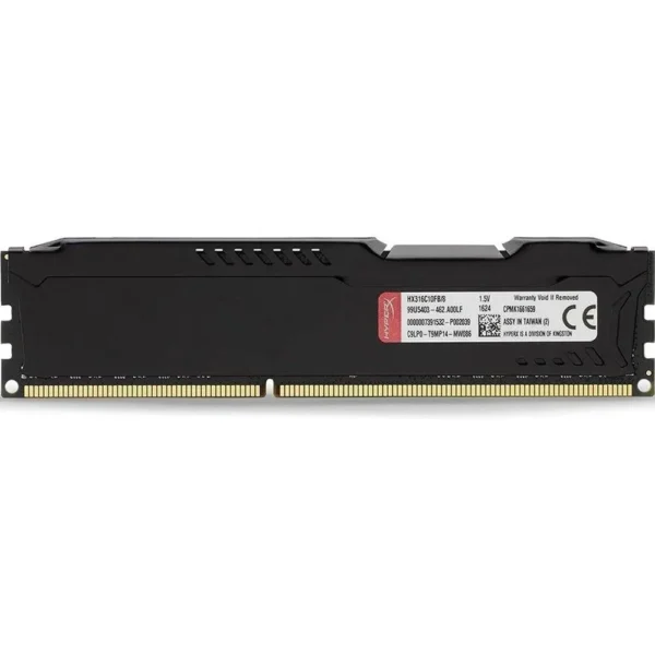 MEMORIA RAM HYPERX FURY DDR3 8GB 1600MHZ HX316C10FB/8 | NEGRO