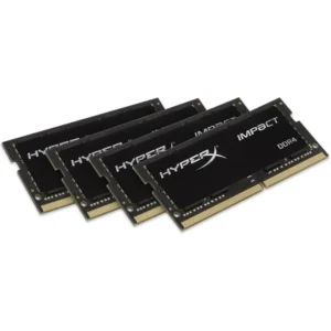 MEMORIA RAM HYPERX IMPACT DDR4 32GB KIT 2400MHZ SO-DIMM HX424S15IBK4/32 | NEGRO