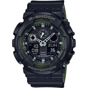 RELOJ CASIO G-SHOCK MILITAR HOMBRE | NEGRO / VERDE OLIVA